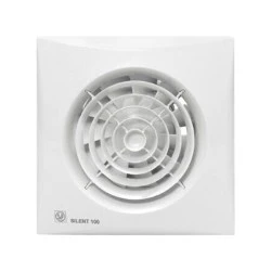 Εξαεριστήρας οικιακός 8W SILENT 100 CDZ με ντάμπλερ αντεπιστροφής Φ100 95m³/h και χαμηλή στάθμη θορύβου 26.5dB