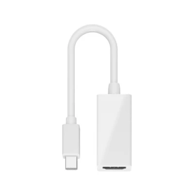 Καλώδιο GOOBAY Mini Display Port σε HDMI θηλυκό 51729, 0.15m, λευκό