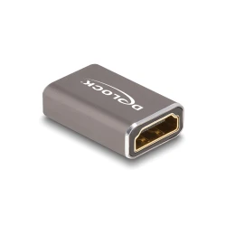 Αντάπτορας DELOCK HDMI 60078 με Ethernet, 8K/60Hz, μεταλλικός, γκρι