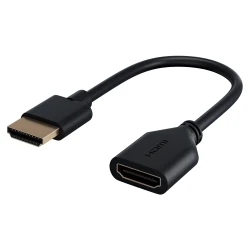 Αντάπτορας GOOBAY HDMI 64824, εύκαμπτος, 4K, 18Gbit/s, μαύρος