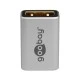 Αντάπτορας GOOBAY HDMI 72008, Ethernet, 8K/60Hz, 4K/120Hz, 48 Gbps, γκρι Αντάπτορας GOOBAY HDMI 72008, Ethernet, 8K/60Hz, 4K/120Hz, 48 Gbps, γκρι