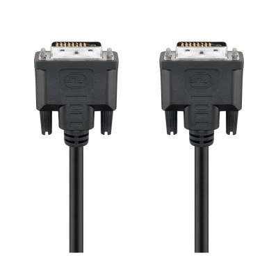 Καλώδιο GOOBAY DVI-D 24+1 93573, 30AWG, Full HD, 1.8m, μαύρο