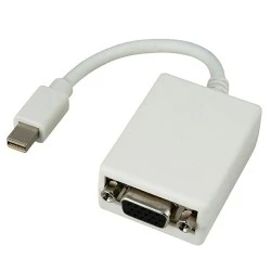 Αντάπτορας POWERTECH Mini DisplayPort σε VGA CAB-DP015, 0.20m, λευκός