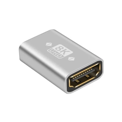 Αντάπτορας POWERTECH HDMI 2.1 CAB-H161, θηλυκό, 8K/60Hz, γκρι Αντάπτορας POWERTECH HDMI 2.1 CAB-H161, θηλυκό, 8K/60Hz, γκρι