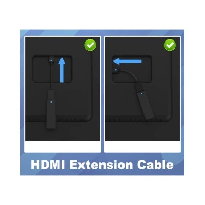 Αντάπτορας POWERTECH HDMI CAB-H167, 4K/60Hz, 0.10m, μαύρος