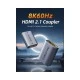 Αντάπτορας CABLETIME HDMI CT-HEF8K-AG, 8K/60Hz, 4K/120Hz, 48 Gbps, γκρι