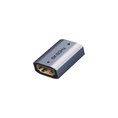 Αντάπτορας CABLETIME HDMI CT-HEF8K-AG, 8K/60Hz, 4K/120Hz, 48 Gbps, γκρι