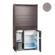 Πολυκουζίνα mini kitchen 105cm απόχρωση πατητή τσιμεντοκονία για ξενώνες, γραφεία & φοιτητικά studio