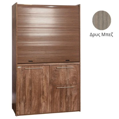 Πολυκουζίνα mini kitchen 125cm με φουρνάκι χωρίς ψυγείο απόχρωση δρυς μπεζ για ξενώνες & γραφεία Πολυκουζίνα mini kitchen 125cm με φουρνάκι χωρίς ψυγείο απόχρωση δρυς μπεζ για ξενώνες & γραφεία
