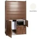 Πολυκουζίνα mini kitchen 125cm με φουρνάκι χωρίς ψυγείο απόχρωση λευκή για ξενώνες & γραφεία Πολυκουζίνα mini kitchen 125cm με φουρνάκι χωρίς ψυγείο απόχρωση λευκή για ξενώνες & γραφεία