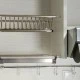 Πολυκουζίνα mini kitchen 125cm με φουρνάκι χωρίς ψυγείο απόχρωση γκρι για ξενώνες, γραφεία & studio