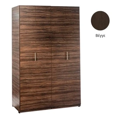 Πολυκουζίνα mini kitchen 125cm απόχρωση βεγγέ με αριστερή γούρνα και μεγάλες πόρτες για φοιτιτικά studios, γραφεία &καταλύματα