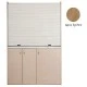 Πολυκουζίνα mini kitchen 140cm απόχρωση δρυς sychro με δεξιά γούρνα για ξενώνες, γραφεία & φοιτητικά studio
