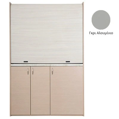 Πολυκουζίνα mini kitchen 140cm απόχρωση γκρι με δεξιά γούρνα για ξενώνες, γραφεία & φοιτητικά studio Πολυκουζίνα mini kitchen 140cm απόχρωση γκρι με δεξιά γούρνα για ξενώνες, γραφεία & φοιτητικά studio