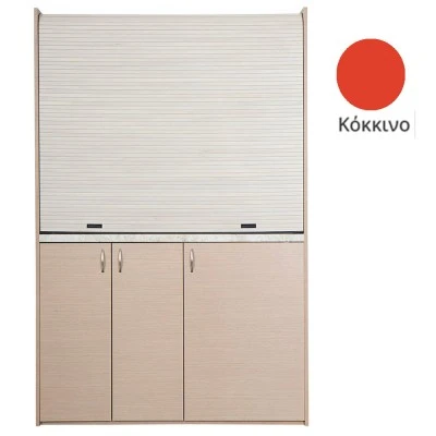 Πολυκουζίνα mini kitchen 140cm απόχρωση κόκκινη με δεξιά γούρνα για ξενώνες, γραφεία & φοιτητικά studio Πολυκουζίνα mini kitchen 140cm απόχρωση κόκκινη με δεξιά γούρνα για ξενώνες, γραφεία & φοιτητικά studio
