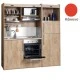 Πολυκουζίνα mini kitchen 190cm με μεγάλο ψυγείο & μεγάλο φούρνο απόχρωση κόκκινη για γραφεία, studios & καταλύματα airbnb Πολυκουζίνα mini kitchen 190cm με μεγάλο ψυγείο & μεγάλο φούρνο απόχρωση κόκκινη για γραφεία, studios & καταλύματα airbnb