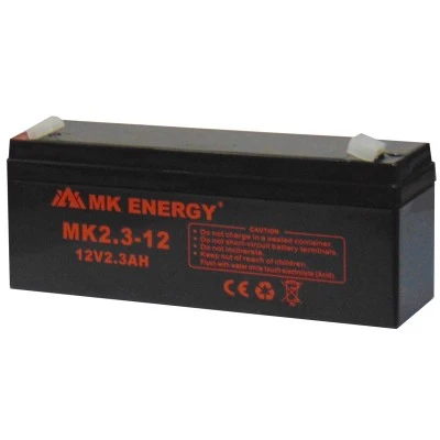Μπαταρία μολύβδου κλειστού τύπου 12V/2.3Ah MK2.3-12 MKE κατασκευασμένη από ABS 178x35x66mm