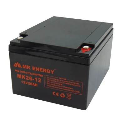 Μπαταρία μολύβδου βαθιάς εκφόρτισης 12V 26Ah MK26-12 MKE με ανθεκτικές πλάκες για μεγαλύτερη απόδοση