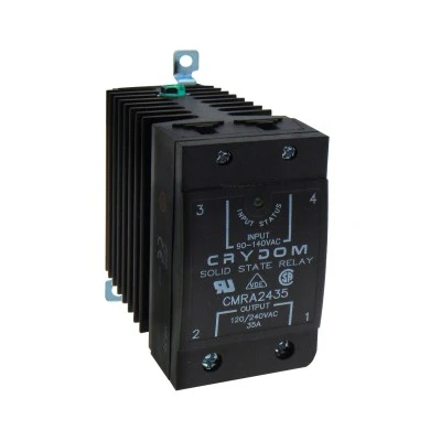 Ρελέ Solid State ράγας 35A με τάση 90-140VAC INPUT CMRA2435 της CRYDOM Ρελέ Solid State ράγας 35A με τάση 90-140VAC INPUT CMRA2435 της CRYDOM