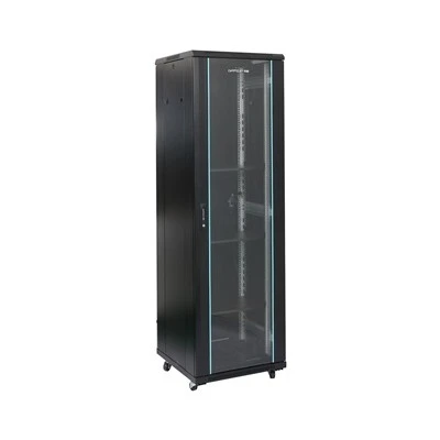 Επιδαπέδια καμπίνα RACK διπλή χωρητικότητας 18U 60x80cm 3 τεμαχίων με πρόσθια γυάλινη πόρτα ασφαλείας MS2.6818 DATEUP