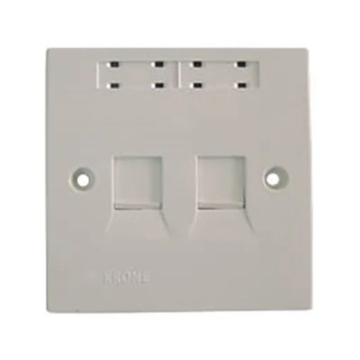 Πρόσοψη πρίζας δικτύου με 2P 85X85mm KRONE