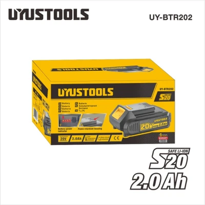 Μπαταρία λιθίου 20V 2Ah UYUSTOOLS BTR202 με λυχνία ένδειξης και προστασίες