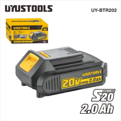 Μπαταρία λιθίου 20V 2Ah UYUSTOOLS BTR202 με λυχνία ένδειξης και προστασίες