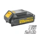 Μπαταρία λιθίου 20V 2Ah UYUSTOOLS BTR202 με λυχνία ένδειξης και προστασίες