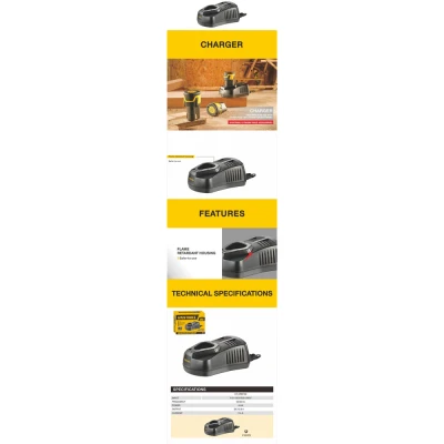 Φορτιστής μπαταρίας 12V UYUSTOOLS UY-CRB122 2,4A με VDE φις και περίβλημα επιβραδυντικό φλόγας