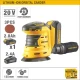 Παλμικό τριβείο μπαταρίας 20V 125mm UYUSTOOLS MK-ILJ202 με 1 μπαταρία 2Ah, φορτιστή και 3 γυαλόχαρτα