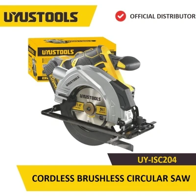 Φορητό δισκοπρίονο μπαταρίας brushless UYUSTOOLS UY-ISC204 20V με δίσκο 185mm και μπαταρία 4Ah