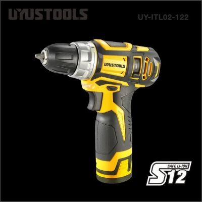 Δραπανοκατσάβιδο μπαταρίας 12V UYUSTOOLS ITL02122S με 2 μπαταρίες 2Ah και 30Nm