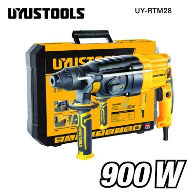 Κρουστικό σκαπτικό πιστολέτο SDS-Plus 900W UYUSTOOLS UY-RTM28 με 3 λειτουργίες, 3.2J και αξεσουάρ