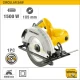 Δισκοπρίονο ηλεκτρικό 185mm 1500W UYUSTOOLS UY-SCC02-185 με ρυθμιζόμενο βάθος κοπής και γωνία λοξής κοπής 0°–45°