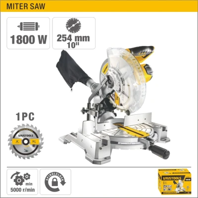 Φαλτσοπρίονο UYUSTOOLS UY-SIN255 1800W με δίσκο 255mm και ταχύτητα 5000rpm
