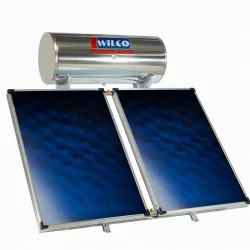 Ηλιακός επιλεκτικός θερμοσίφωνας WILCO Titanium Glass 300L/5,00m² Full Plate τριπλής ενέργειας για ταράτσα Ηλιακός επιλεκτικός θερμοσίφωνας WILCO Titanium Glass 300L/5,00m² Full Plate τριπλής ενέργειας για ταράτσα