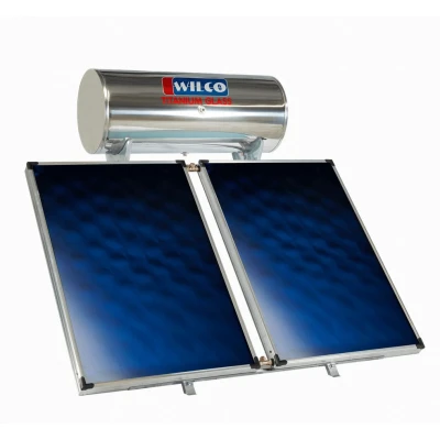 Ηλιακός επιλεκτικός θερμοσίφωνας WILCO Titanium Glass 300L/5,00m² Full Plate τριπλής ενέργειας για κεραμοσκεπή Ηλιακός επιλεκτικός θερμοσίφωνας WILCO Titanium Glass 300L/5,00m² Full Plate τριπλής ενέργειας για κεραμοσκεπή