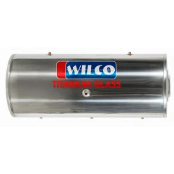 Μπόιλερ ηλιακού θερμοσίφωνα WILCO Titanium Glass 300L τριπλής ενέργειας συμβατό με αντλία θερμότητας