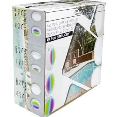 Φωτιστικό LED πισίνας MEDIUM SIMPLY Ø160 18W RGB 900lm δέσμης 120° 30000h IP68 Φωτιστικό LED πισίνας MEDIUM SIMPLY Ø160 18W RGB 900lm δέσμης 120° 30000h IP68