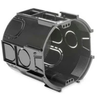Κυτίο διακόπτου χωνευτό Φ75mmΧ65mm τύπου ASDT70 μαύρο ευθυγραμμισμένο με σύστημα ζεύξης απόστασης 