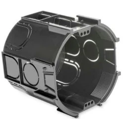 Κυτίο διακόπτου χωνευτό Φ75mmΧ65mm τύπου ASDT70 μαύρο ευθυγραμμισμένο με σύστημα ζεύξης απόστασης 