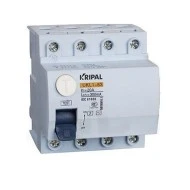 Ρελέ διαρροής KRIPAL UKL1-63 4x40A 30mA Ρελέ διαρροής KRIPAL UKL1-63 4x40A 30mA