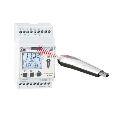 Αστρονομικός χρονοδιακόπτης KAEL ASTRO-13 230VAC 100 προγραμμάτων 2 ρελέ 16A