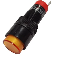 Ενδεικτική λυχνία led LAS3F-DO πόρτας πίνακος 230VAC Φ10mm κίτρινη Xindali Ενδεικτική λυχνία led LAS3F-DO πόρτας πίνακος 230VAC Φ10mm κίτρινη Xindali