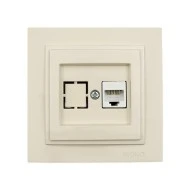 Πρίζα Data RJ45 CAT6 Mono Electric κρεμ σειρά Despina