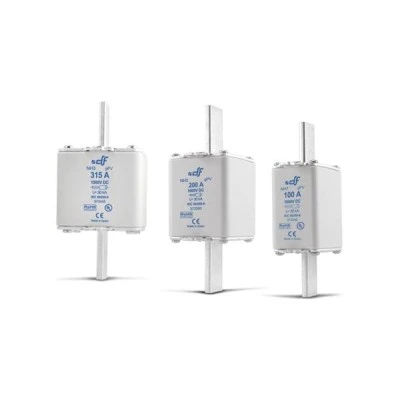 Μαχαιρωτό φυσίγγιο ΝΗ3 XL 355Α 1500V DC 372450 με ικανότητα διακοπής 10ΚΑ