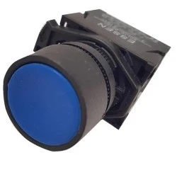 Μπουτόν χωνευτό πόρτας-πίνακος Φ22 SDL16-EA61 230V μπλε ESSEN στεγανό IP65