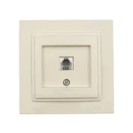 Πρίζα τηλεφώνου RJ11623JK κρεμ Mono Electric σειρά Despina