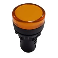 Ενδεικτική λυχνία με led πόρτας πίνακος 48V AC/DC Φ22mm κίτρινη IP65 τύπος AD22-22Y Xindali