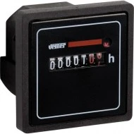 Ωρομετρητής πόρτας πίνακα VEMER HMS-230/60 230VAC/60HZ ανάλυση 1/100h 55x55mm